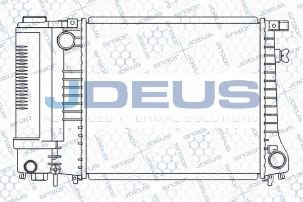 Jdeus M-005059A - Радиатор, охлаждане на двигателя vvparts.bg