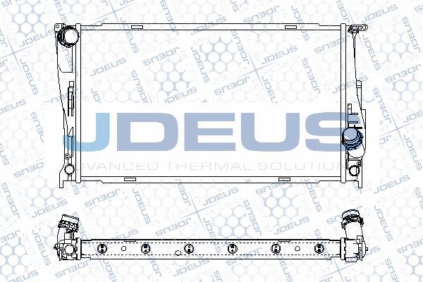 Jdeus M-0050840 - Радиатор, охлаждане на двигателя vvparts.bg