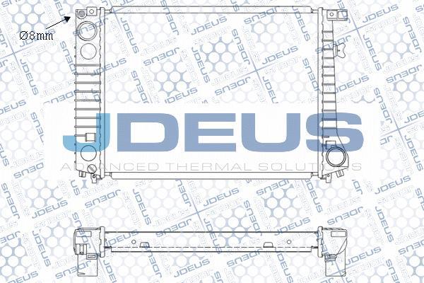 Jdeus M-0050350 - Радиатор, охлаждане на двигателя vvparts.bg