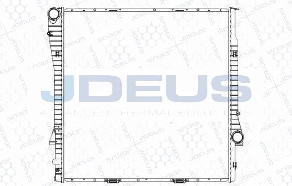 Jdeus M-0050730 - Радиатор, охлаждане на двигателя vvparts.bg