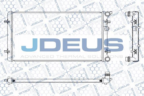Jdeus M-0010190 - Радиатор, охлаждане на двигателя vvparts.bg