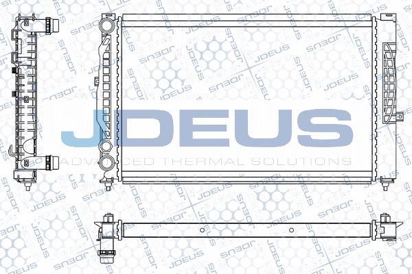 Jdeus M-0010160 - Радиатор, охлаждане на двигателя vvparts.bg