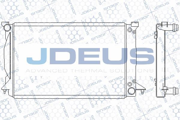 Jdeus M-0010210 - Радиатор, охлаждане на двигателя vvparts.bg