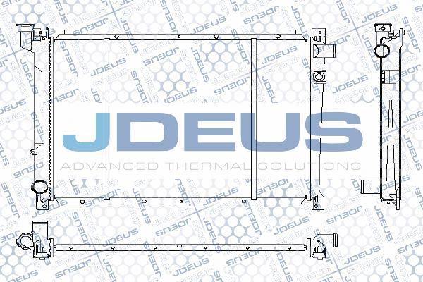 Jdeus M-0190070 - Радиатор, охлаждане на двигателя vvparts.bg