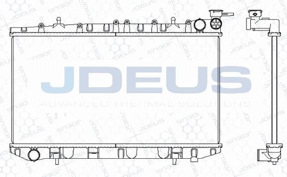 Jdeus M-019010A - Радиатор, охлаждане на двигателя vvparts.bg