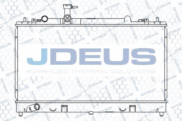 Jdeus M-0160450 - Радиатор, охлаждане на двигателя vvparts.bg