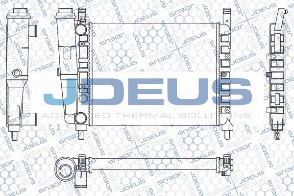 Jdeus M-0110400 - Радиатор, охлаждане на двигателя vvparts.bg