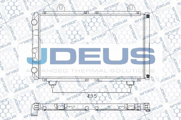 Jdeus M-0110101 - Радиатор, охлаждане на двигателя vvparts.bg