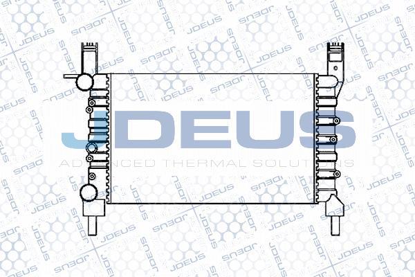 Jdeus M-0110130 - Радиатор, охлаждане на двигателя vvparts.bg