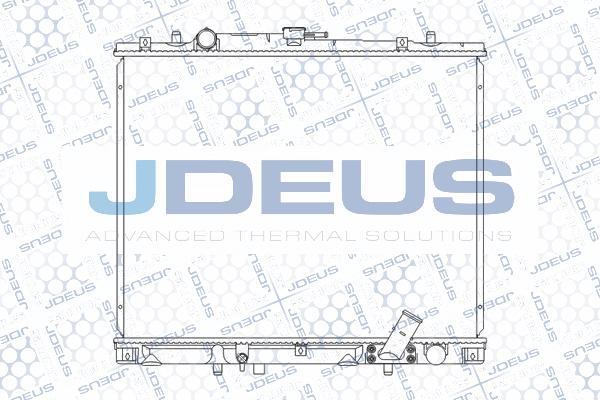 Jdeus M-0180360 - Радиатор, охлаждане на двигателя vvparts.bg