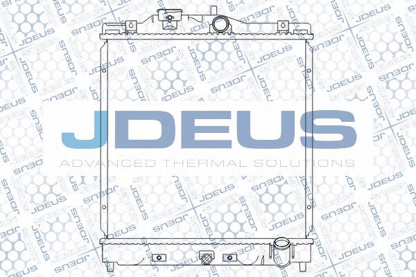Jdeus M-0130050 - Радиатор, охлаждане на двигателя vvparts.bg