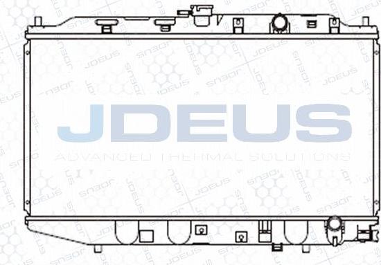 Jdeus M-0130010 - Радиатор, охлаждане на двигателя vvparts.bg