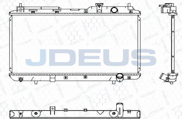 Jdeus M-0130220 - Радиатор, охлаждане на двигателя vvparts.bg