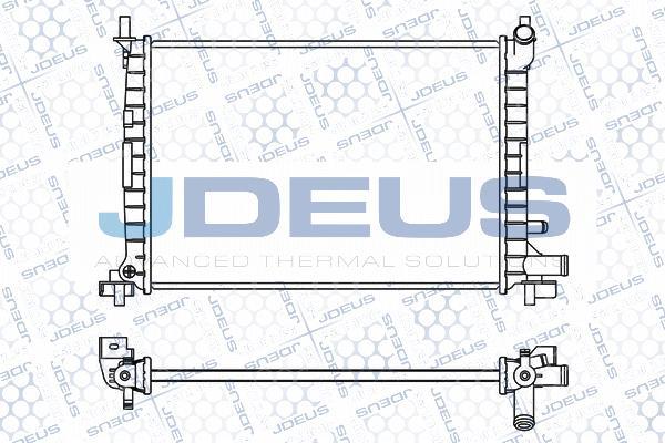 Jdeus M-0120460 - Радиатор, охлаждане на двигателя vvparts.bg