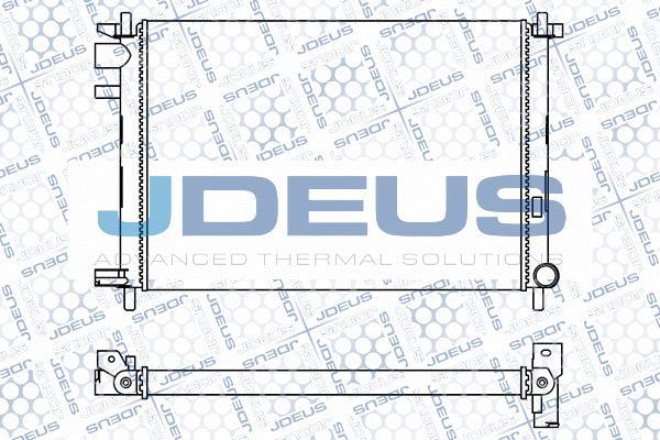 Jdeus M-0120840 - Радиатор, охлаждане на двигателя vvparts.bg