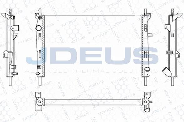 Jdeus M-0120870 - Радиатор, охлаждане на двигателя vvparts.bg