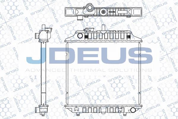 Jdeus M-0170511 - Радиатор, охлаждане на двигателя vvparts.bg