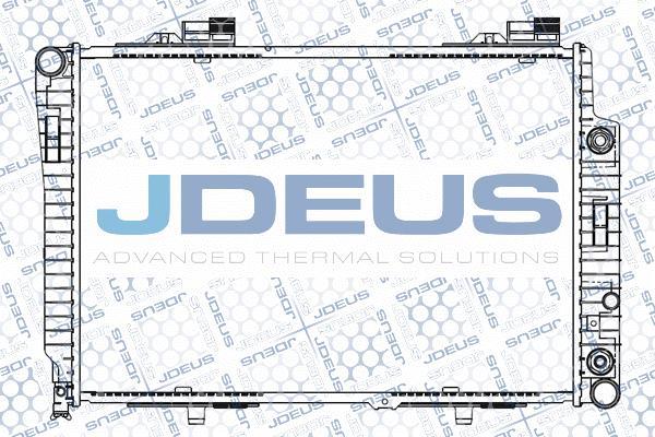 Jdeus M-0170350 - Радиатор, охлаждане на двигателя vvparts.bg