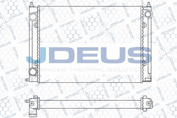 Jdeus M-0300340 - Радиатор, охлаждане на двигателя vvparts.bg