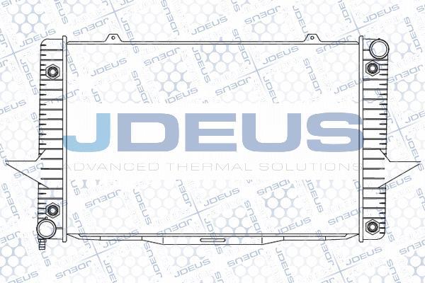 Jdeus M-0310480 - Радиатор, охлаждане на двигателя vvparts.bg