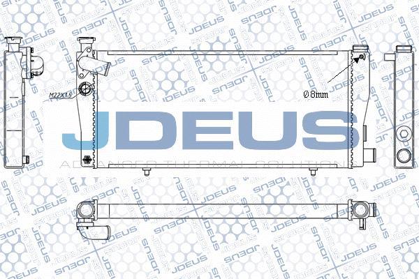 Jdeus M-0210211 - Радиатор, охлаждане на двигателя vvparts.bg