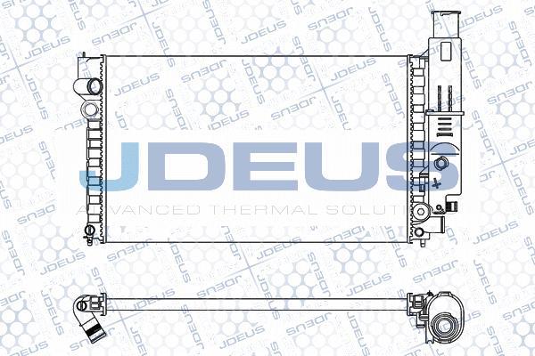Jdeus M-0210220 - Радиатор, охлаждане на двигателя vvparts.bg