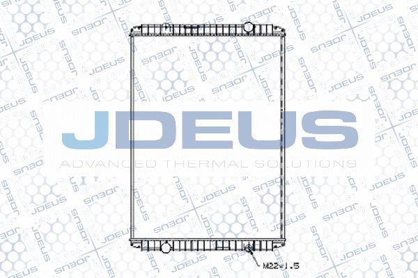 Jdeus M-123008B - Радиатор, охлаждане на двигателя vvparts.bg