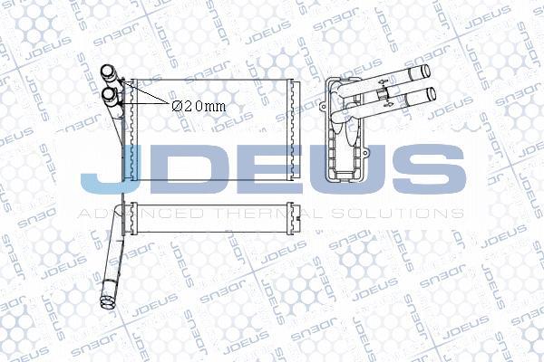 Jdeus M-2010160 - Топлообменник, отопление на вътрешното пространство vvparts.bg