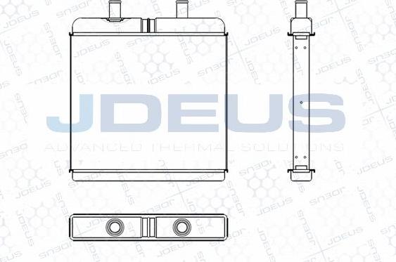 Jdeus M-2140002 - Топлообменник, отопление на вътрешното пространство vvparts.bg