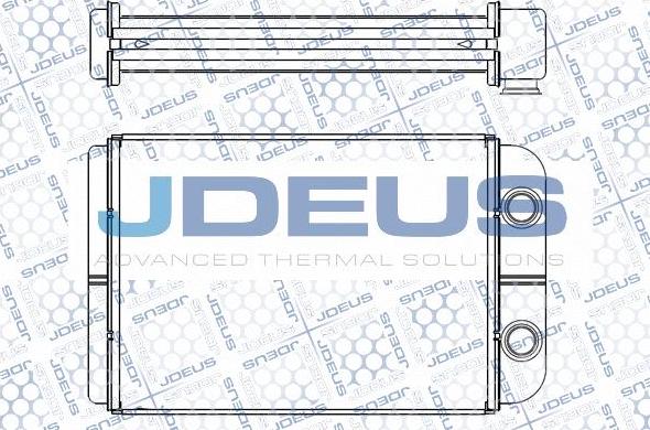 Jdeus M-2110840 - Топлообменник, отопление на вътрешното пространство vvparts.bg