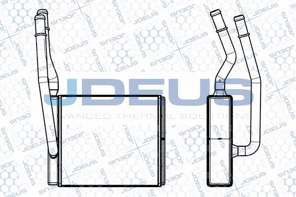 Jdeus M-2121060 - Топлообменник, отопление на вътрешното пространство vvparts.bg