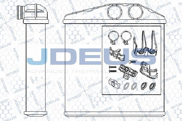 Jdeus M-220085A - Топлообменник, отопление на вътрешното пространство vvparts.bg