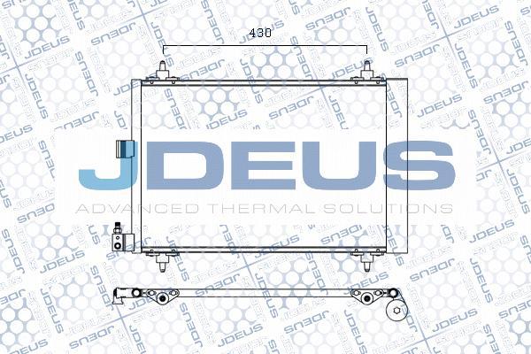 Jdeus M-7070460 - Кондензатор, климатизация vvparts.bg