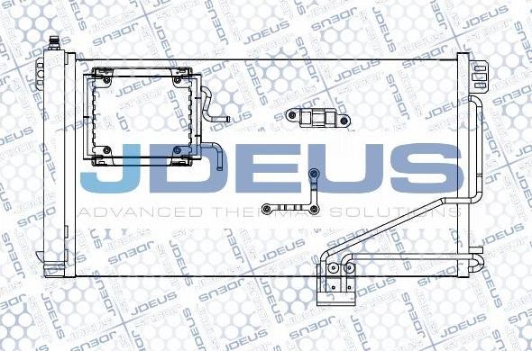 Jdeus M-7170420 - Кондензатор, климатизация vvparts.bg