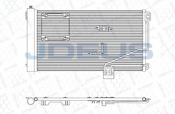 Jdeus M-717042A - Кондензатор, климатизация vvparts.bg