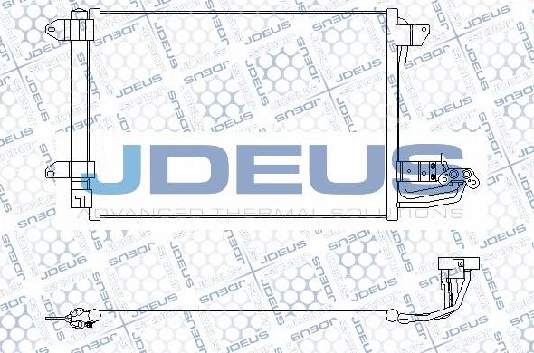 Jdeus M-7300480 - Кондензатор, климатизация vvparts.bg