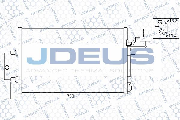 Jdeus M-7310090 - Кондензатор, климатизация vvparts.bg