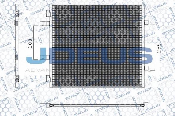 Jdeus M-7201280 - Кондензатор, климатизация vvparts.bg