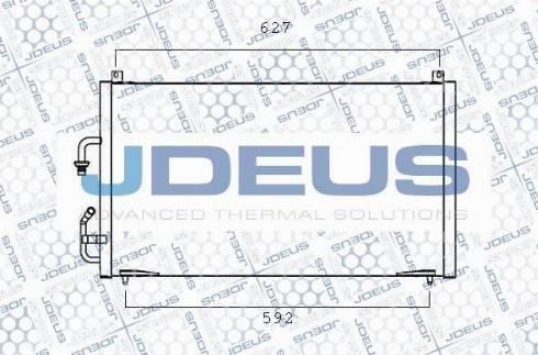 Jdeus M-7210030 - Кондензатор, климатизация vvparts.bg