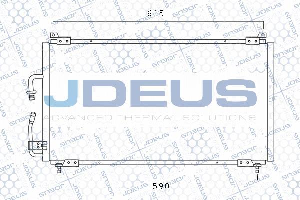 Jdeus M-721025A - Кондензатор, климатизация vvparts.bg