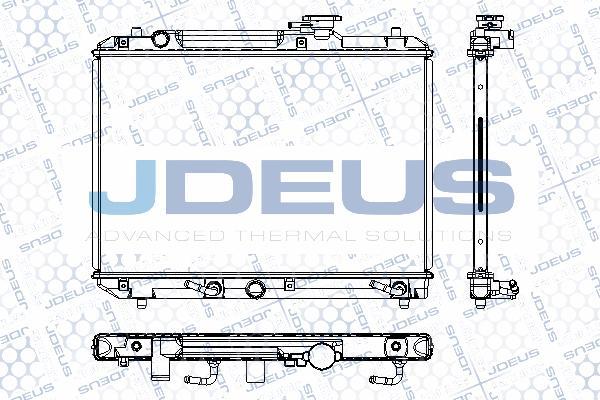 Jdeus RA0420031 - Радиатор, охлаждане на двигателя vvparts.bg