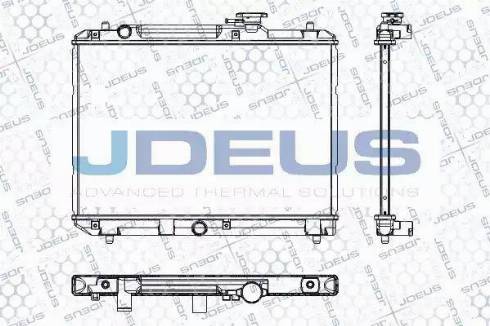Jdeus RA0420021 - Радиатор, охлаждане на двигателя vvparts.bg