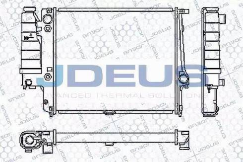 Jdeus RA0050500 - Радиатор, охлаждане на двигателя vvparts.bg