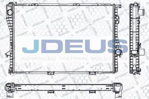 Jdeus RA0050530 - Радиатор, охлаждане на двигателя vvparts.bg