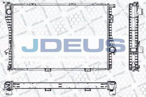 Jdeus RA0050520 - Радиатор, охлаждане на двигателя vvparts.bg