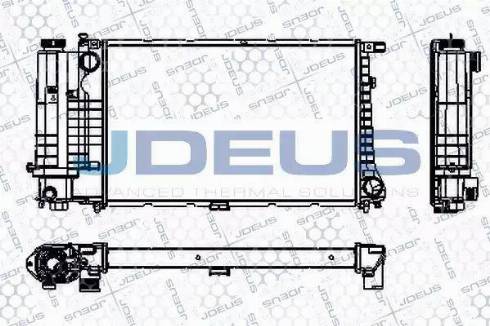 Jdeus RA0050600 - Радиатор, охлаждане на двигателя vvparts.bg