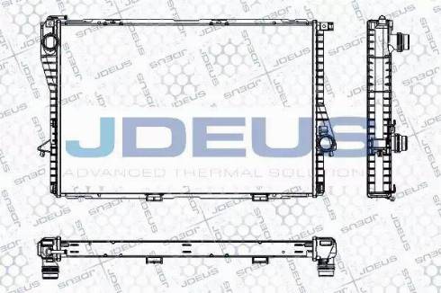 Jdeus RA0050630 - Радиатор, охлаждане на двигателя vvparts.bg