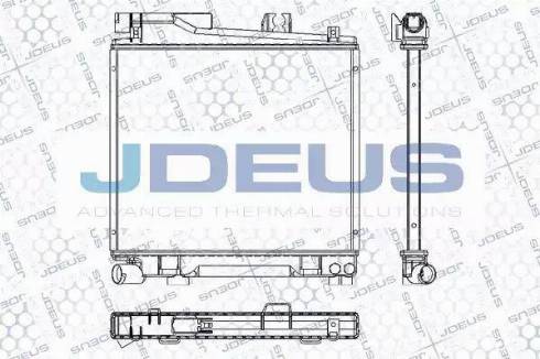 Jdeus RA0050320 - Радиатор, охлаждане на двигателя vvparts.bg