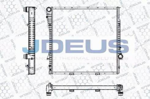 Jdeus RA0050720 - Радиатор, охлаждане на двигателя vvparts.bg