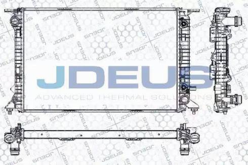 Jdeus RA0010460 - Радиатор, охлаждане на двигателя vvparts.bg